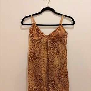 Urban Outfitters Out from Under Mesh Animal Print Top Size M